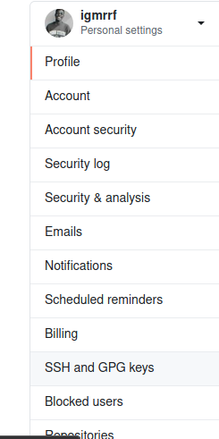 Settings Page